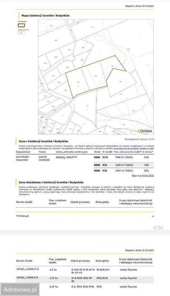 Działka budowlana Małdyty, ul. Topolowa. Zdjęcie 10