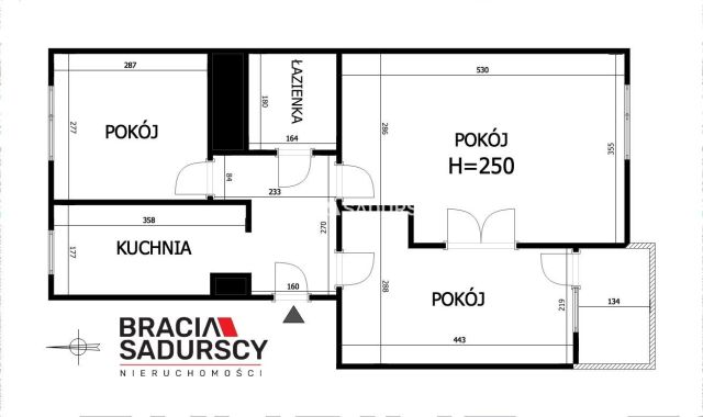 Mieszkanie 3-pokojowe Kraków Podgórze Duchackie, ul. Gołaśka. Zdjęcie 25