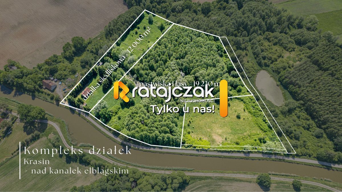 Działka budowlana Krasin. Zdjęcie 1