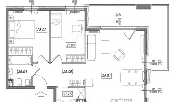Mieszkanie 3-pokojowe Gdańsk Jasień, ul. Władysława Czermińskiego