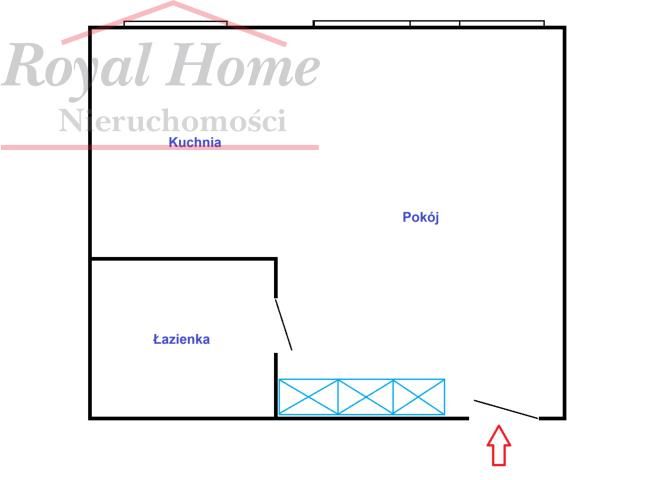 Mieszkanie 1-pokojowe Wrocław Śródmieście, pl. Grunwaldzki. Zdjęcie 12
