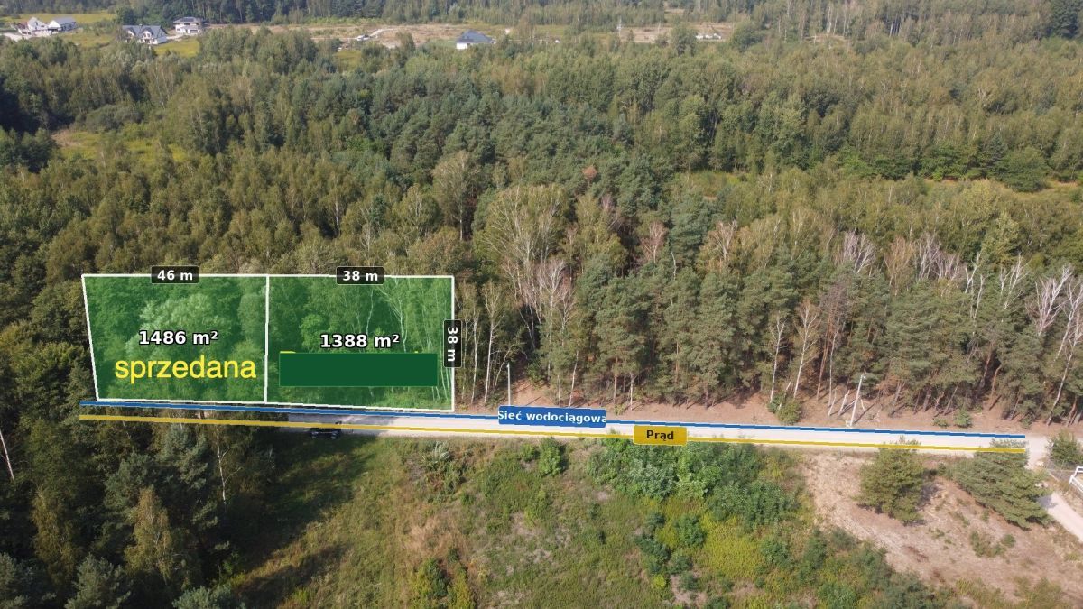 Działka budowlana Żanęcin, ul. Gościniec. Zdjęcie 3