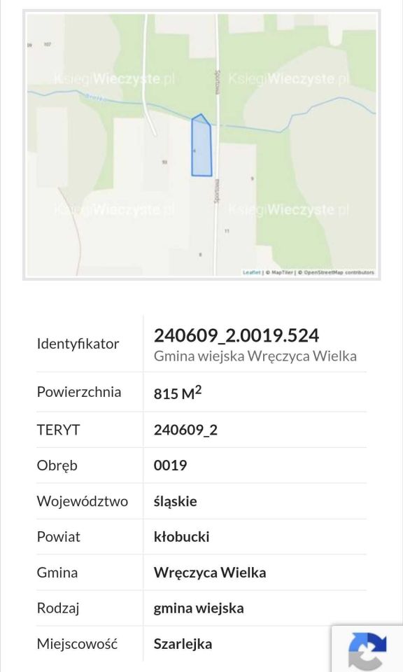 Działka budowlana Szarlejka, ul. Sportowa. Zdjęcie 2