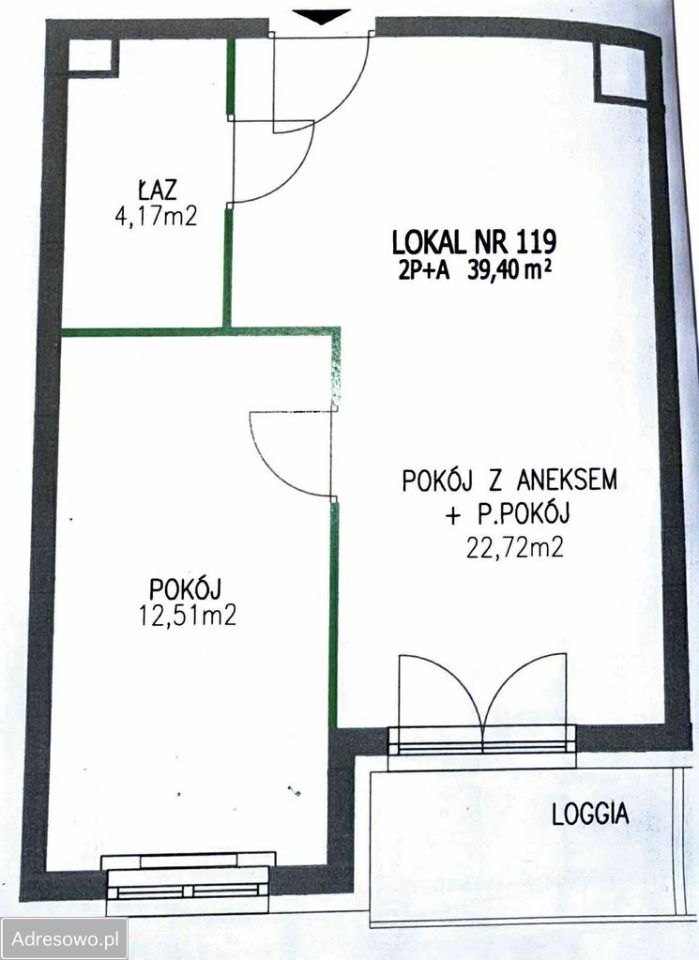 Mieszkanie 2-pokojowe Warszawa Nowodwory, ul. Dionizosa. Zdjęcie 2