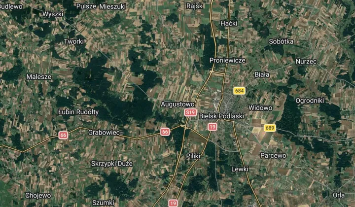 Działka rolno-budowlana Augustowo Na Brańskiej, Augustowo