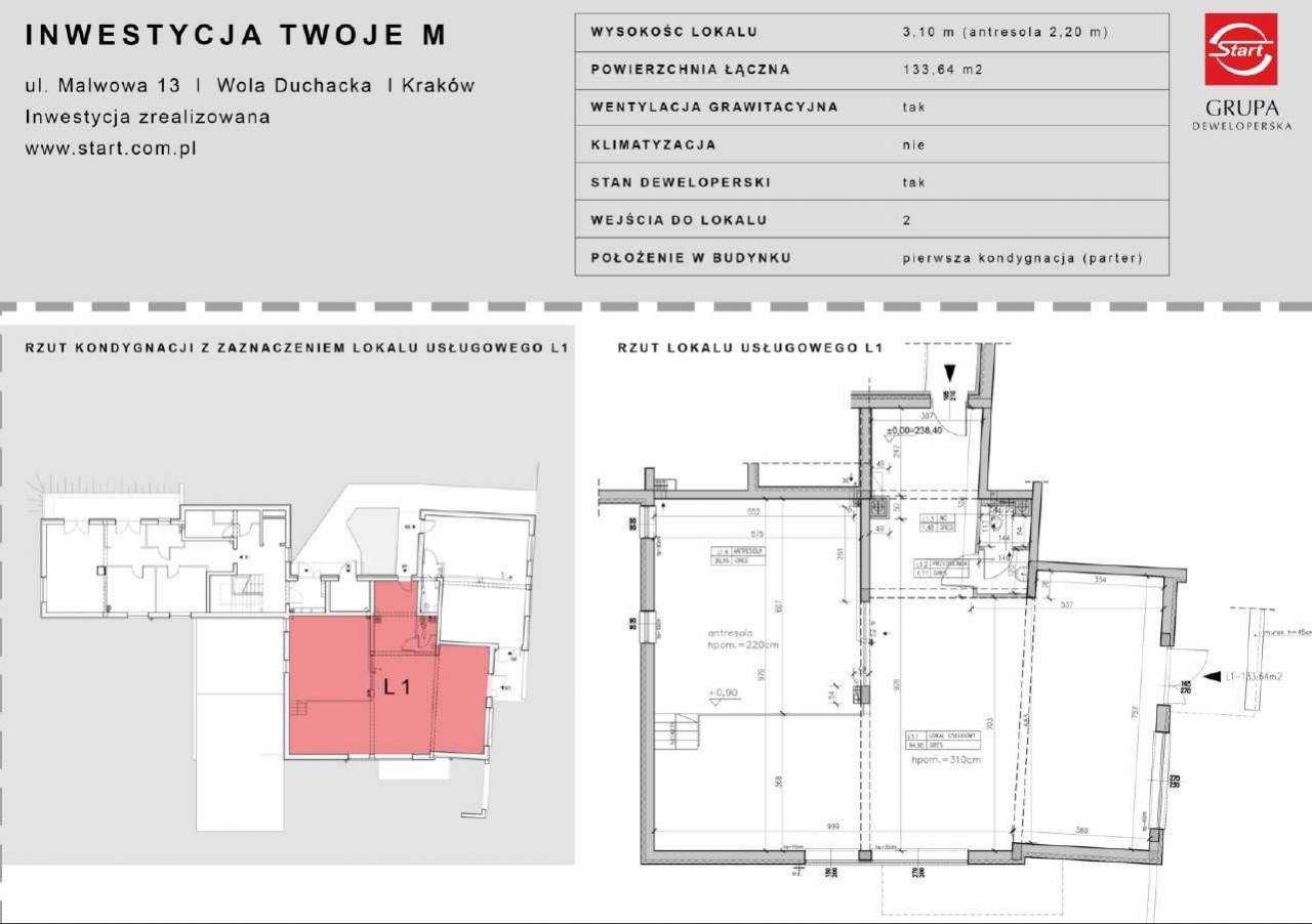 Lokal Kraków Podgórze Duchackie, ul. Malwowa. Zdjęcie 7