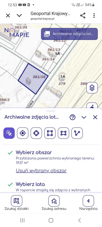 Działka budowlana Grabów nad Pilicą, Parkowa. Zdjęcie 1