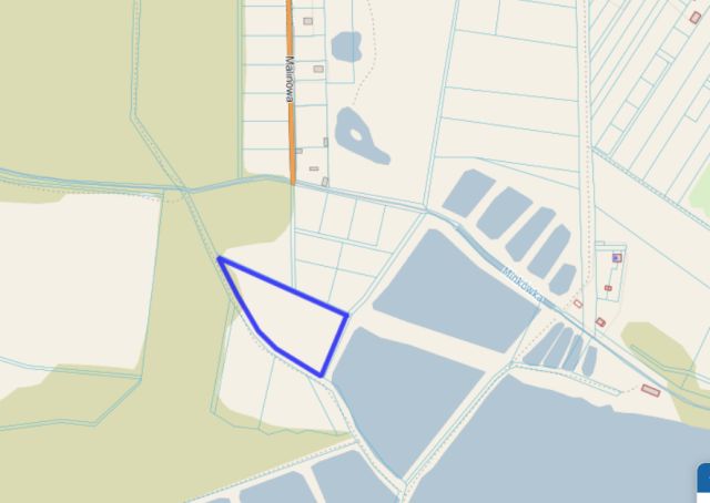 Działka rolno-budowlana Nowy Dwór, ul. Malinowa. Zdjęcie 1