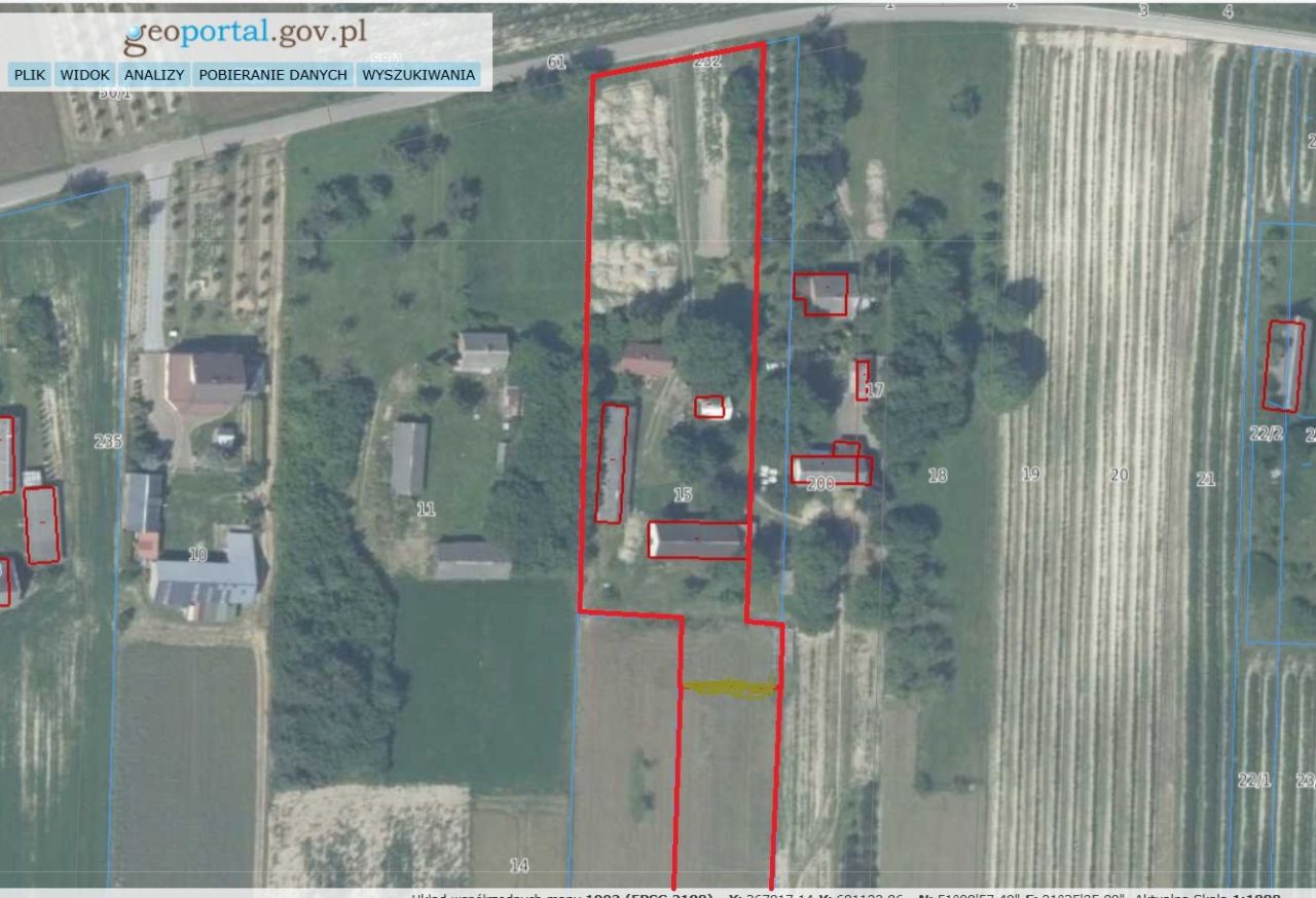 Działka rolno-budowlana Lucjanów