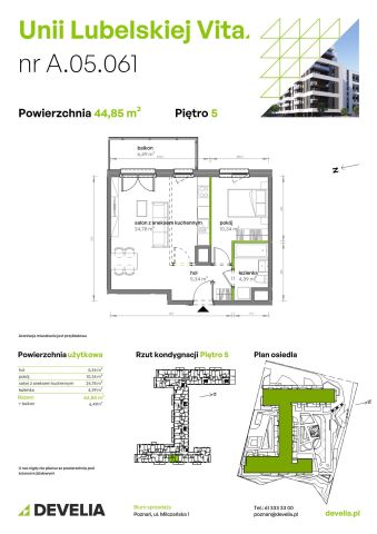 Mieszkanie 2-pokojowe Poznań Starołęka, ul. Unii Lubelskiej. Zdjęcie 7