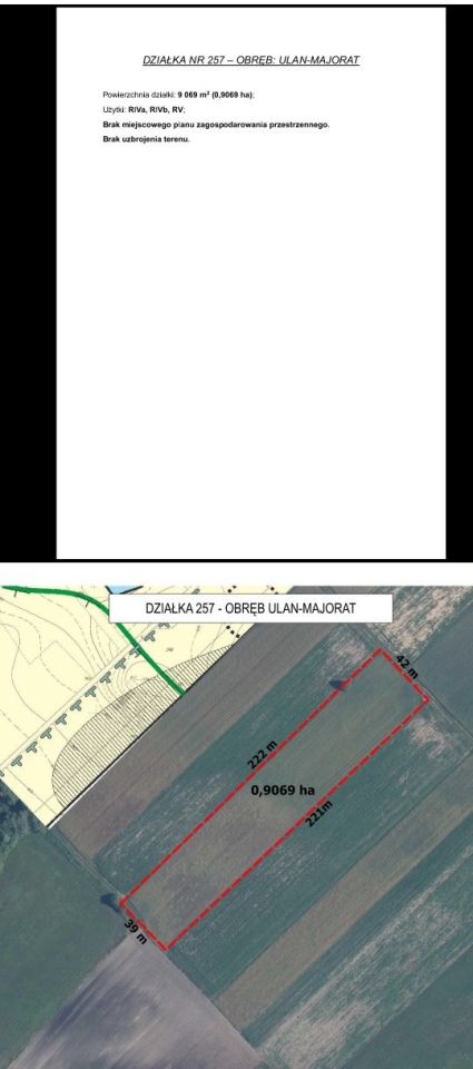 Działka siedliskowa Ulan-Majorat. Zdjęcie 3