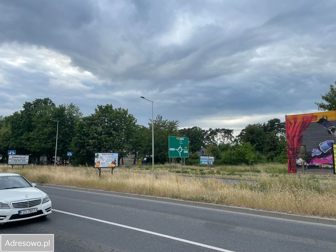 Działka inwestycyjna Zielona Góra Centrum, ul. Trasa Północna