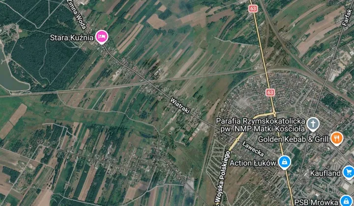 dom wolnostojący, 4 pokoje Łuków, ul. Wiatraki