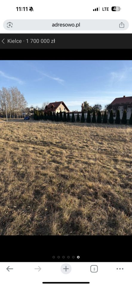 Działka budowlana Kielce Bocianek, ul. Radomska. Zdjęcie 4