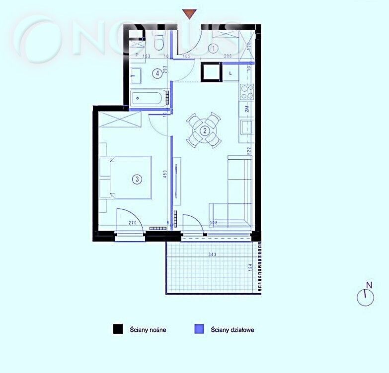 Mieszkanie 2-pokojowe Katowice, ul. Ignacego Paderewskiego. Zdjęcie 4