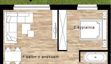 Mieszkanie 2-pokojowe Wróblowice, ul. Stefana Batorego