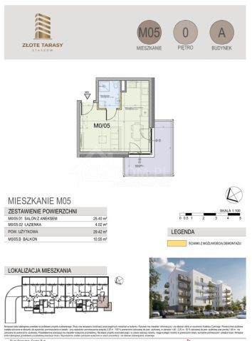 Mieszkanie 1-pokojowe Staszów, ul. gen. Mariana Langiewicza. Zdjęcie 4