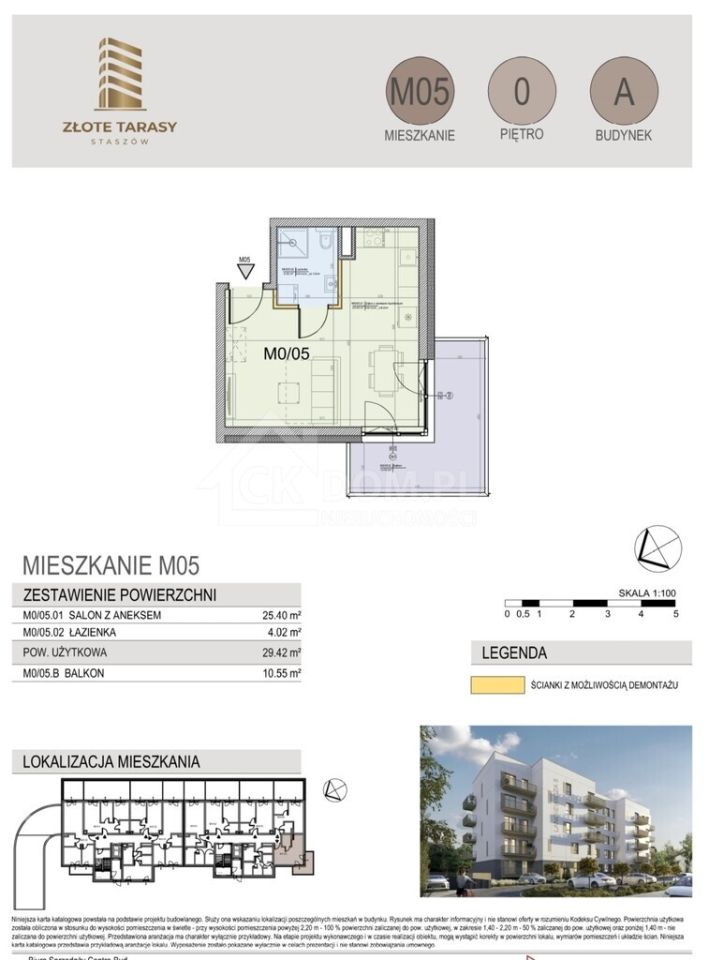 Mieszkanie 1-pokojowe Staszów, ul. gen. Mariana Langiewicza. Zdjęcie 4