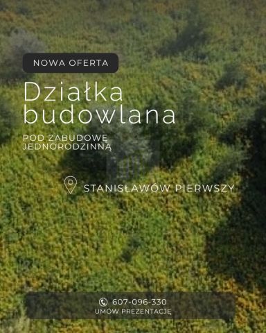 Działka inwestycyjna Stanisławów Pierwszy, ul. Słoneczna. Zdjęcie 1