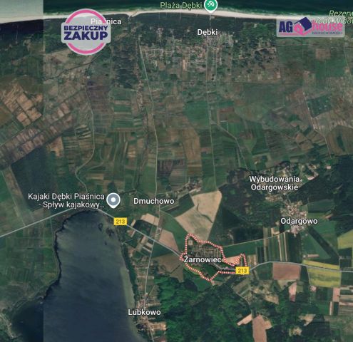 Działka inwestycyjna Żarnowiec. Zdjęcie 1