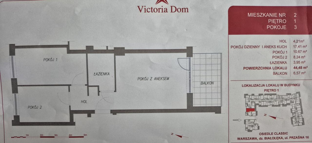 Mieszkanie 3-pokojowe Warszawa Białołęka, ul. Przaśna. Zdjęcie 9