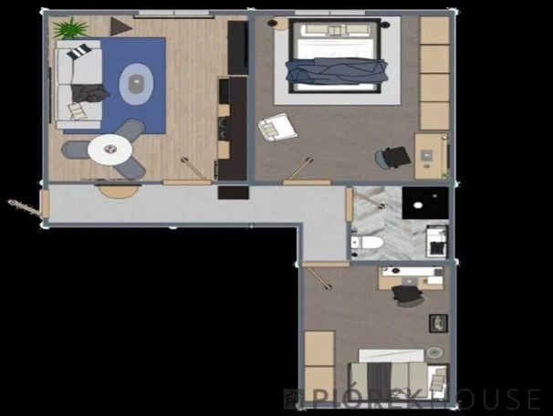 Mieszkanie 3-pokojowe Warszawa Mokotów, ul. Jurija Gagarina