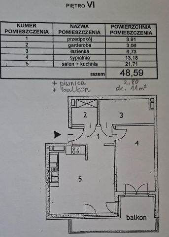 Mieszkanie 2-pokojowe Olsztyn Jaroty, Tęczowy Las. Zdjęcie 22