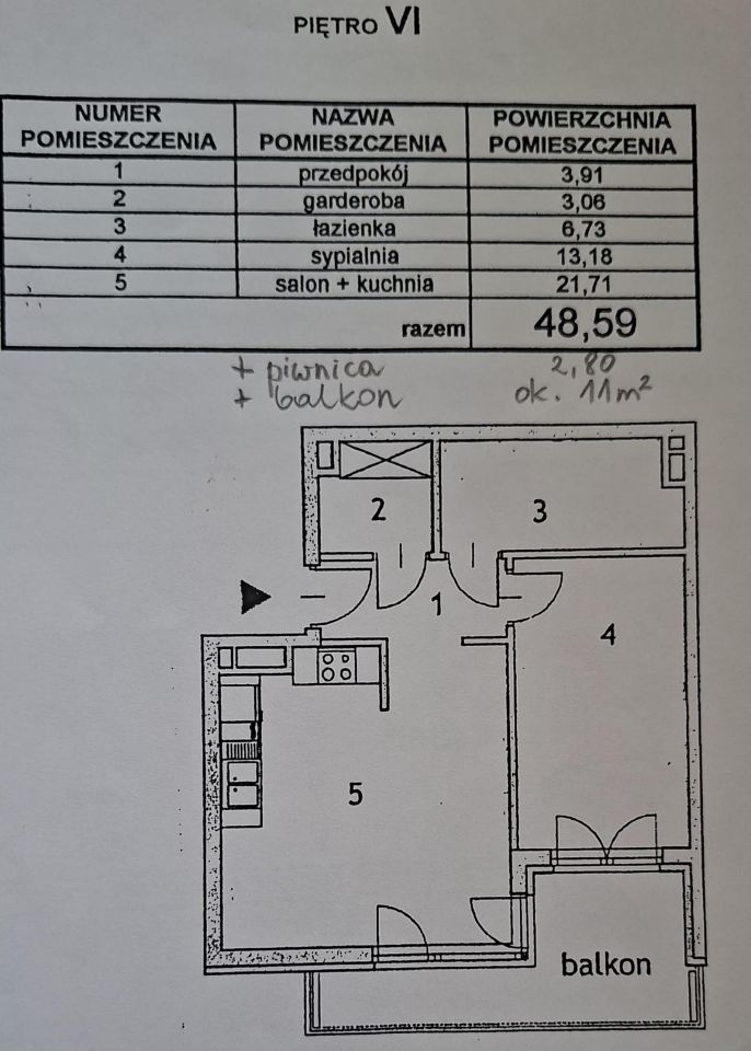Mieszkanie 2-pokojowe Olsztyn Jaroty, ul. Tęczowy Las. Zdjęcie 22