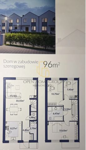 dom szeregowy, 4 pokoje Wrocław Ołtaszyn. Zdjęcie 20