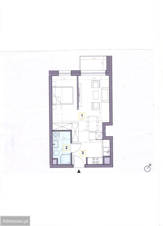 Mieszkanie 2-pokojowe Żyrardów, ul. 1 Maja. Zdjęcie 2