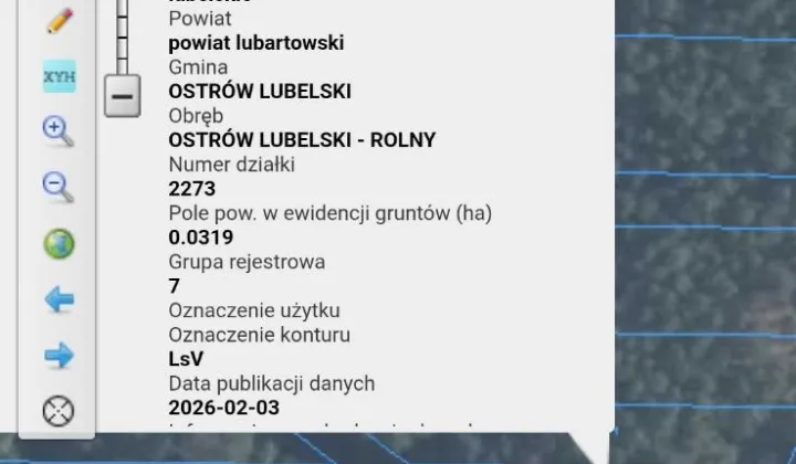 Działka leśna Rudka Starościańska