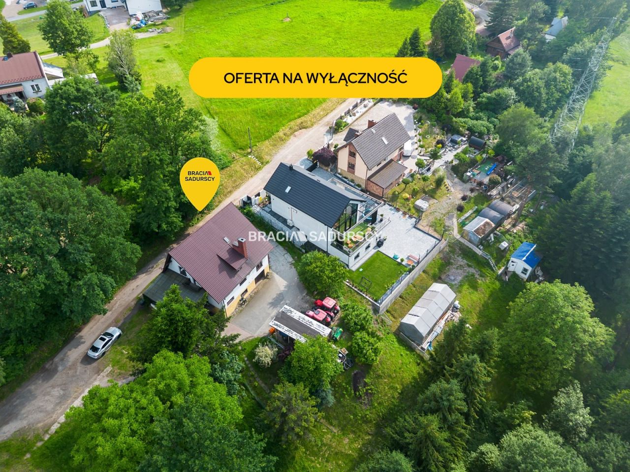 dom wolnostojący, 3 pokoje Świątniki Górne, ul. Myślenicka. Zdjęcie 1