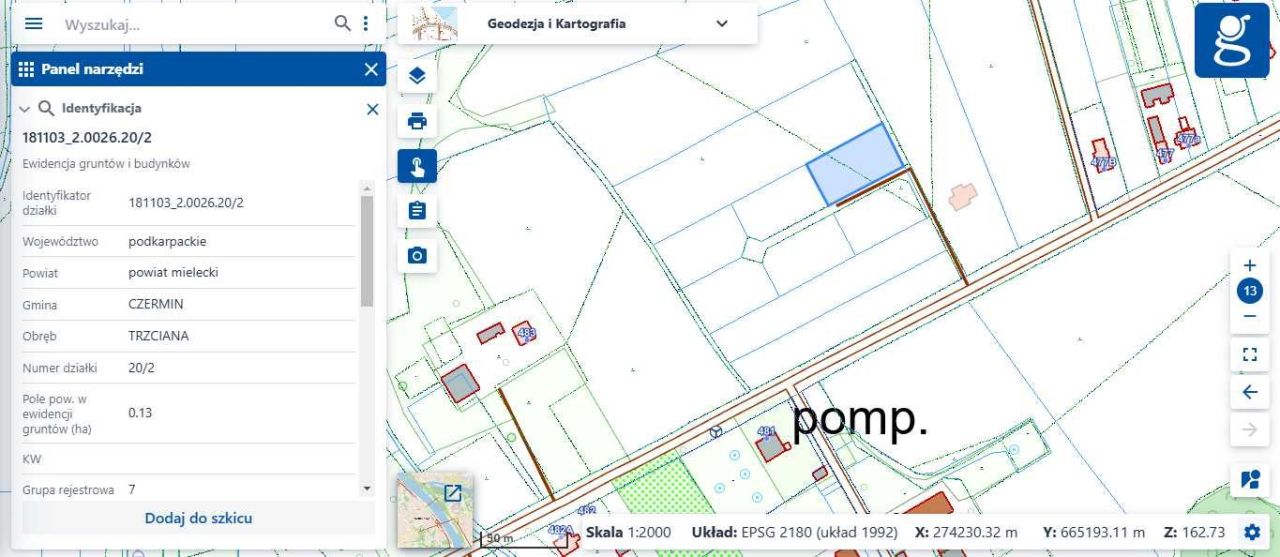 Działka budowlana Trzciana. Zdjęcie 2