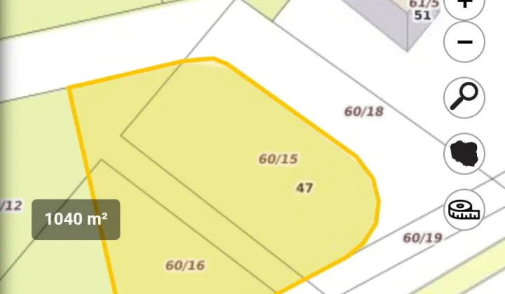 Działka rolno-budowlana Kamionka, ul. Złota