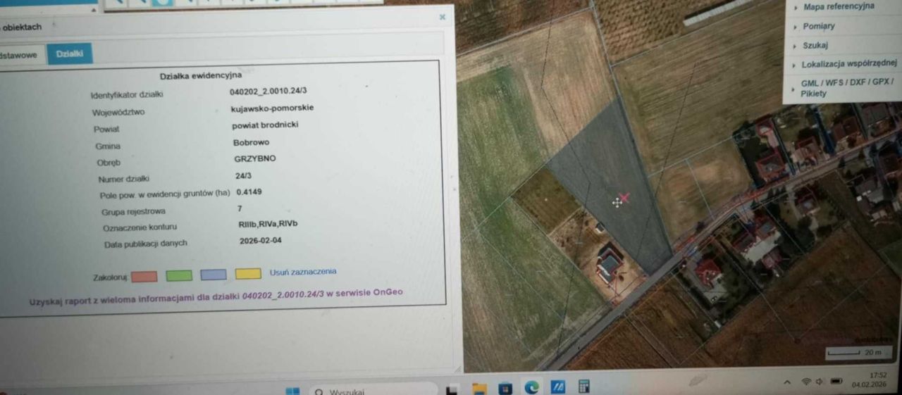 Działka rolno-budowlana Grzybno. Zdjęcie 2