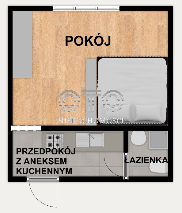 Mieszkanie 1-pokojowe Wrocław Stare Miasto, ul. Dworcowa. Zdjęcie 11