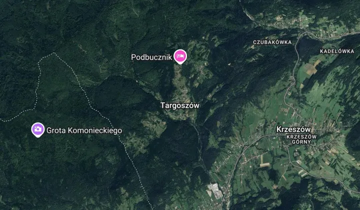 Działka leśna Targoszów Snakówka