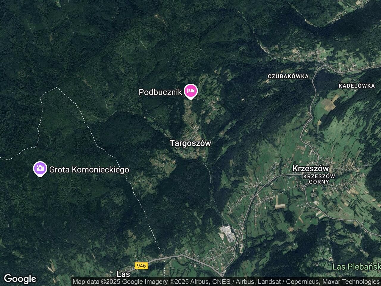 Działka leśna Targoszów Snakówka