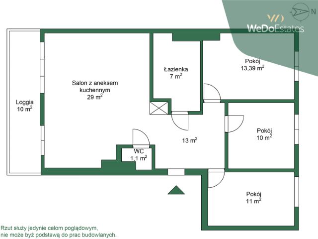 Mieszkanie 4-pokojowe Warszawa Bielany, ul. Jana Kochanowskiego. Zdjęcie 22