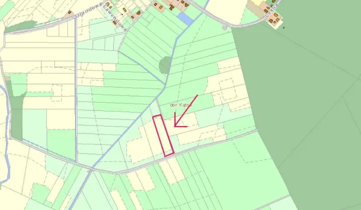 Działka rolna Kątna