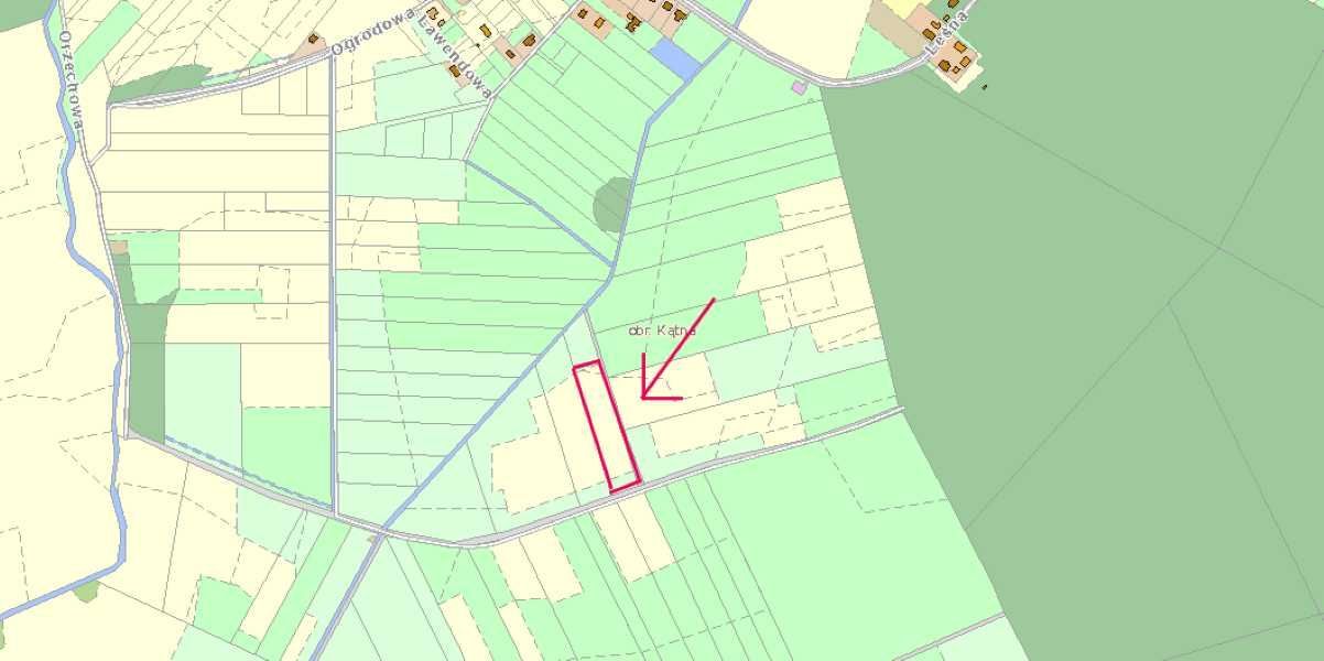 Działka rolna Kątna. Zdjęcie 1