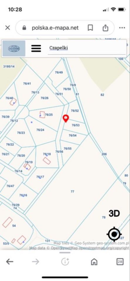 Działka budowlana Czapelki. Zdjęcie 3