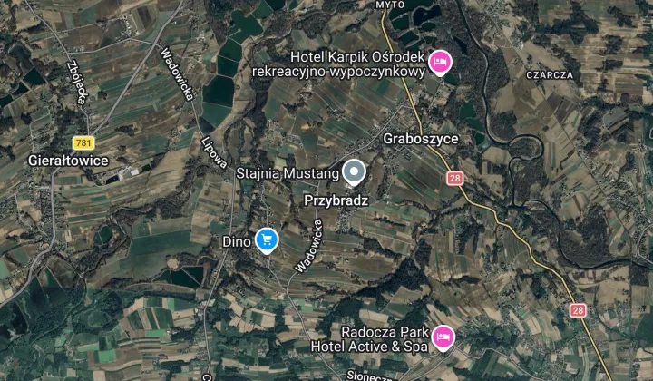 Działka inwestycyjna Przybradz