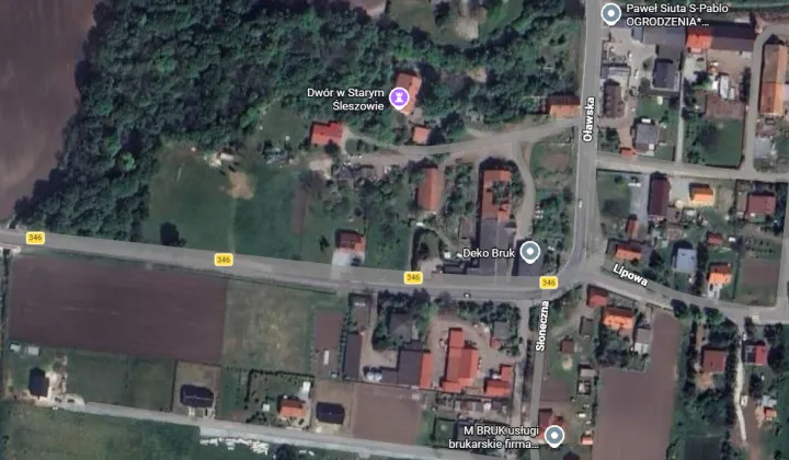 Działka budowlana Stary Śleszów, ul. Parkowa