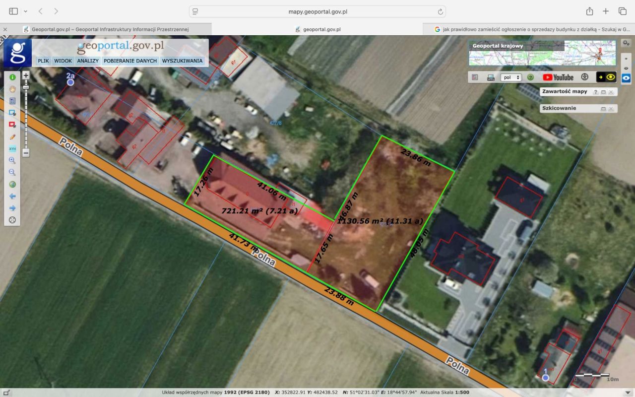 Działka inwestycyjna Parzymiechy, ul. Kasztanowa. Zdjęcie 4