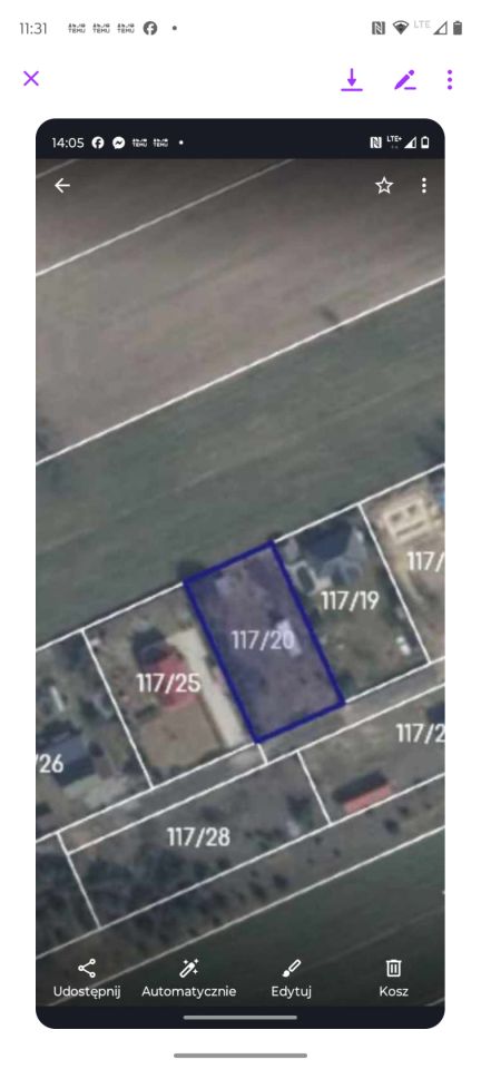 Działka rolno-budowlana Brzozówka Zakącie. Zdjęcie 1