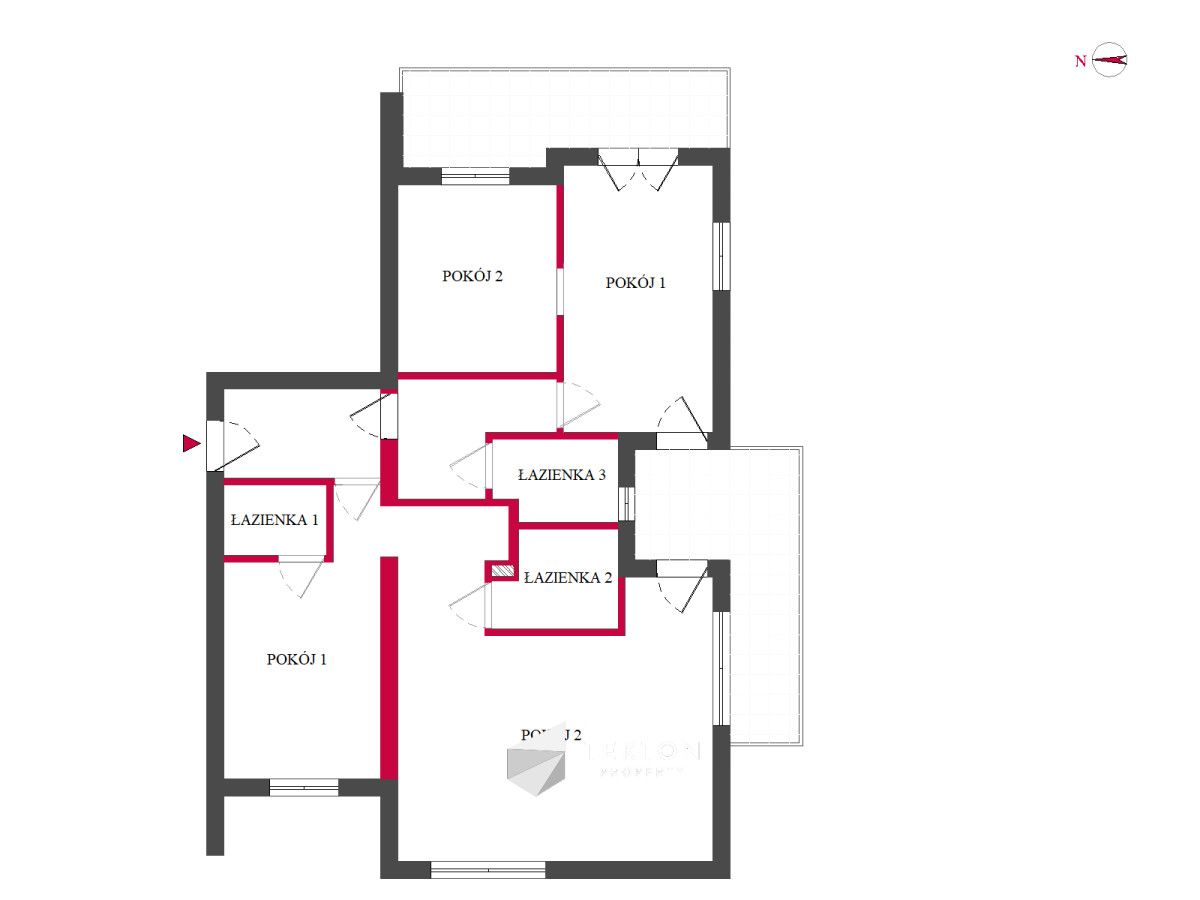 Mieszkanie 4-pokojowe Poznań Rataje, ul. Katowicka. Zdjęcie 3