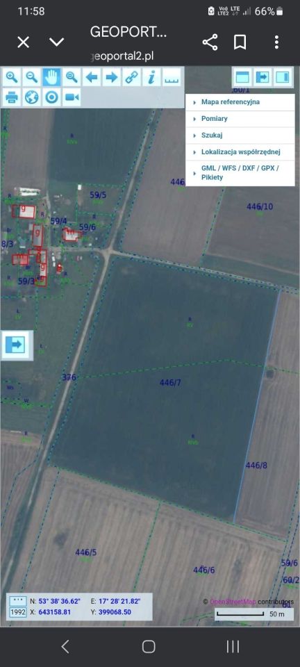 Działka inwestycyjna Jęczniki Wielkie