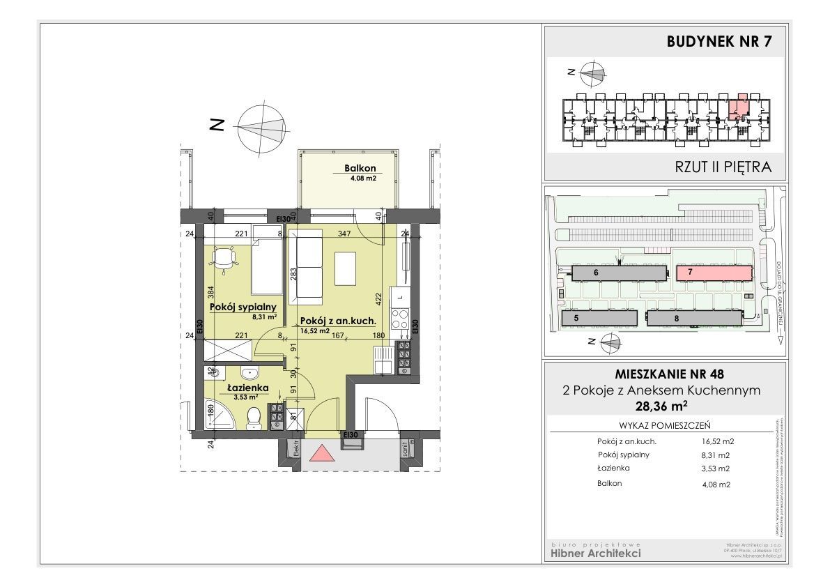Mieszkanie 2-pokojowe Płock, ul. Graniczna. Zdjęcie 2