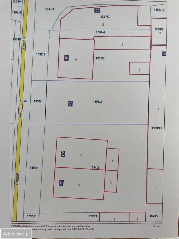 Działka inwestycyjna Wągrowiec, ul. Średnia. Zdjęcie 3